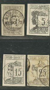 Diego-Suarez 6-9 Yv 6-9 Used VF 1890 SCV $645.00