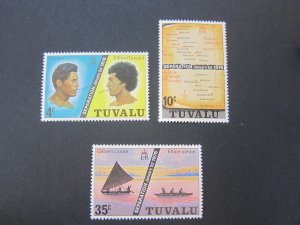 Tuvalu 1976 Sc 16-8 set MNH