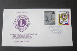 Dominican 1979 Sc 822,C304 FDC