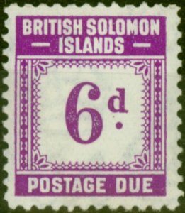 Solomon Islands 1940 6d Purple SGD6 Fine MNH