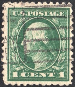 SC#498 1¢ Washington Single (1917) Used