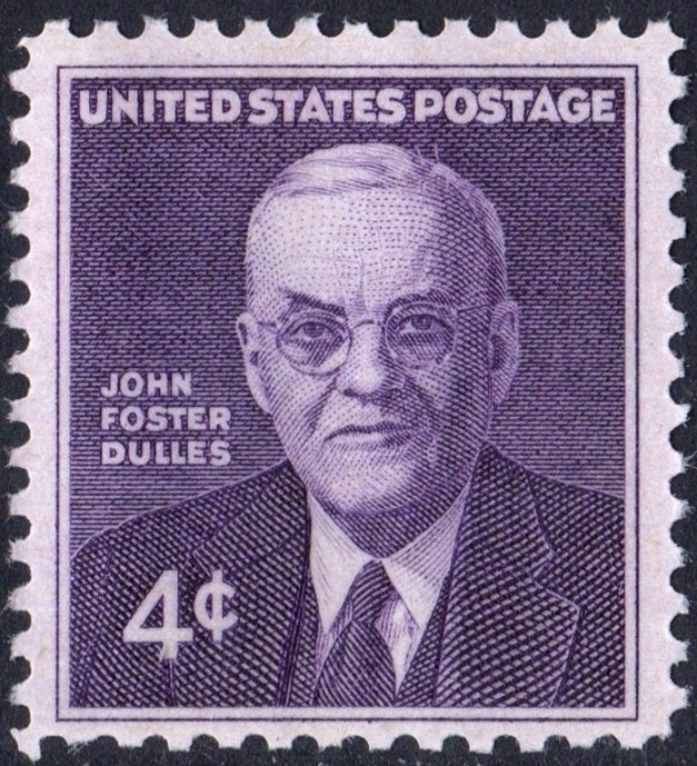 SC#1172 4¢ John Foster Dulles Issue (1960) MNH