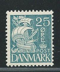 Denmark 233 1933-4 25o Ship MLH