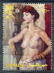 Somalia 2004 ARKADI RUSIN Nude Painting 1 value Perforated Mint (NH)