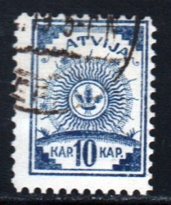 Latvia #19    used