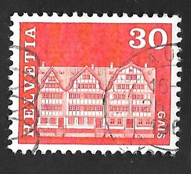 Switzerland 1968 - U - Scott #444