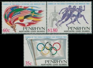 1984 Penrhyn Island 388-390 1984 Olympic Games in Los Angeles 5,50 €