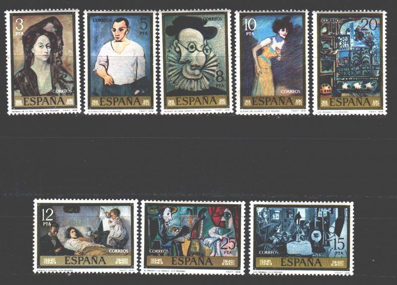 Spain. 1978. 2373-80. Paintings painting. MNH.