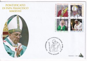 2018 - VATICAN - Pontificate of Pope Francis - FDC