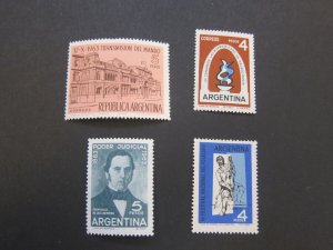 Argentina 1963 Sc 751-3,756 set MNH