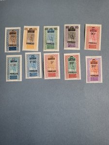 Stamps French Sudan Scott #51-60 h