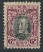 Southern  Rhodesia  SG 20 Used - perf 12