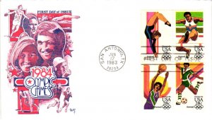 #C104a Summer Olympics Block of 4 – Marg cachet