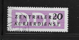 DDR, O34 USED, 1956 ISSUE