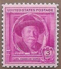 1948 Joel Chandler Harris (Uncle Remus) Single 3c Postage Stamp, Sc#980, MNH, OG