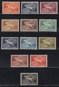 WC1_34645 M. URUGUAY. Valuable lot of 1928 PEGASUS stamps. MVLH