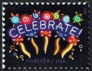 SC#5019 (49¢ Forever) Celebrate! Single (2015) SA