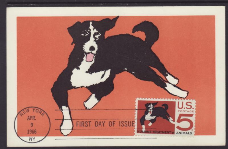 US 1307 Humane Treatment Colorano Maximum Card U/A FDC