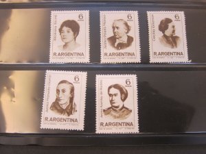 Argentina 1967 Sc 832-6 set MNH