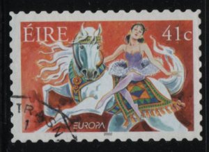 Ireland 2002 used Sc 1407 41c Equestrian Act - Coils - EUROPA