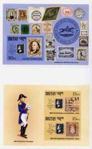 Bhutan 1990 150th Anniversary of Penny Black - Private Po...