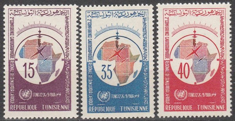 Tunisia  #464-6   MNH    (S7646L)