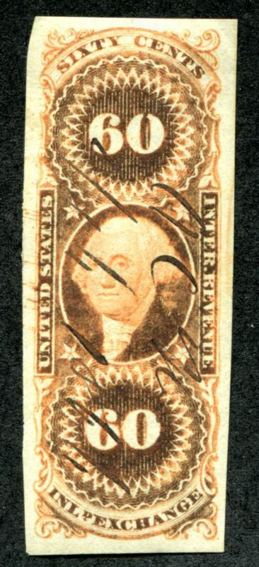 United States R64a Used VF, 60c Inland Exchange