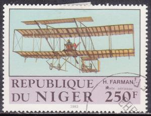 Niger C321  Farman Bi-Plane 1983