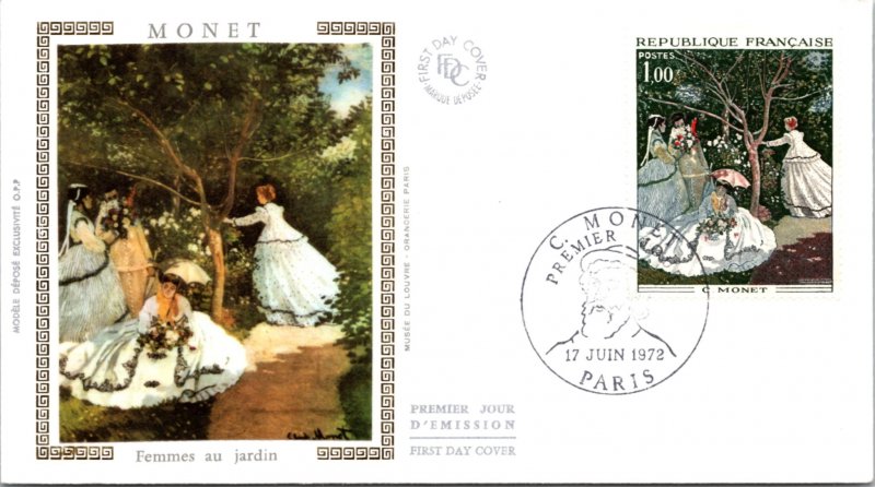 France, Worldwide First Day Cover, Art