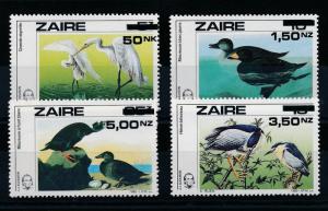 [52684] Congo Zaire 1994 Birds Vögel Oiseaux Ucelli with overprint MNH