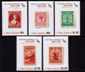 New Zealand 2005 Postage Stamp Anniv. Complete Mint MNH Set (1) SC 2003-2007