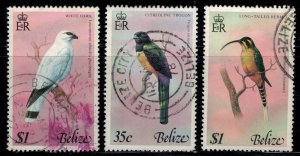 Belize #392,400,21  CV $10.75  Birds of Belize