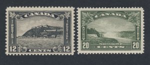 2x Canada MH Stamps;  #174-12c F/VF #225-20c VF Guide Value = $52.50