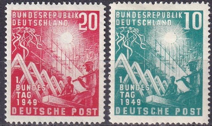 Germany #665-6 F-VF Unused  CV $32.50  Z484