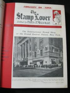 THE STAMP LOVER VOLUMES 29-20 JUNE 1936-MAY 1938 BOUND