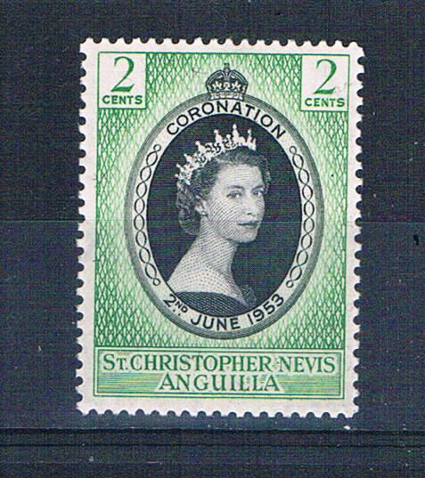 St Kitts-Nevis 119 MNH Coronation Issue 1953 (S0889)