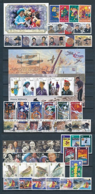 Isle of Man 2000 Complete Year Set MNH