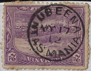 Tasmania NUBEENA 1912 CDS on 2d violet, sg 251f (bright reddish violet)   (aa441