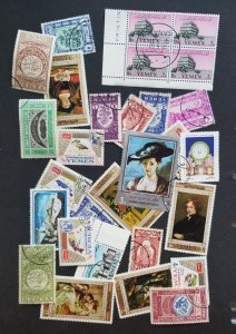 YEMEN  Used CTO Stamp Lot Collection T5505