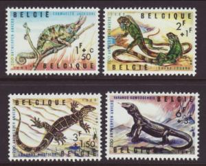 Belgium B779-B782 Reptiles MNH VF