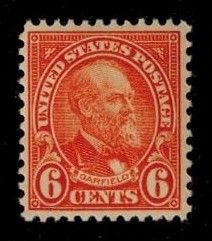 USA 638 MNH VF+ Bright Fresh Color Red Orange