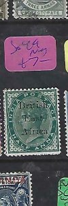 BRITISH EAST AFRICA (P1809B)  QC 1/2A ON INDIA  SG  49   MOG