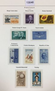 MOMEN: US STAMPS  1961 MINT OG NH COLLECTION LOT #13046