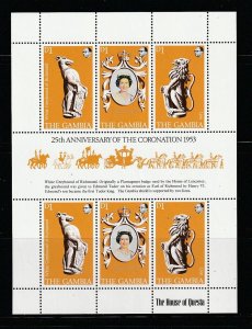 Gambia 380 Set MNH Queen Elizabeth Coronation Anniversary