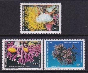 French Polynesia 557-559 MNH VF