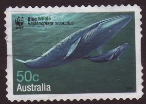 Australia 2006 #2539  50c Blue Whale, Mammals, Marine Life USED.