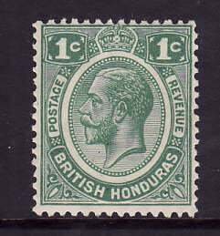 British Honduras-Sc#92- id6-unused NH 1c KGV-1929-