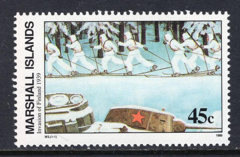 Marshall Islands 241 Anniversary WWII Invasion of Finland MNH VF