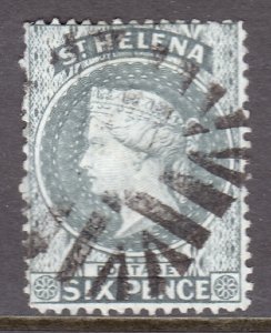 St. Helena - Scott #7 - Used - Short perfs UL, pencil on reverse - SCV $6.00