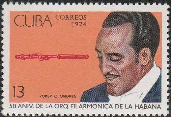 1974 Cuba Stamps Sc 1904 Havana Philharmonic Orchestra NEW